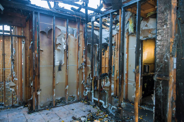 Professional Fire Damage Assessment technician working in Fairfield University, CT